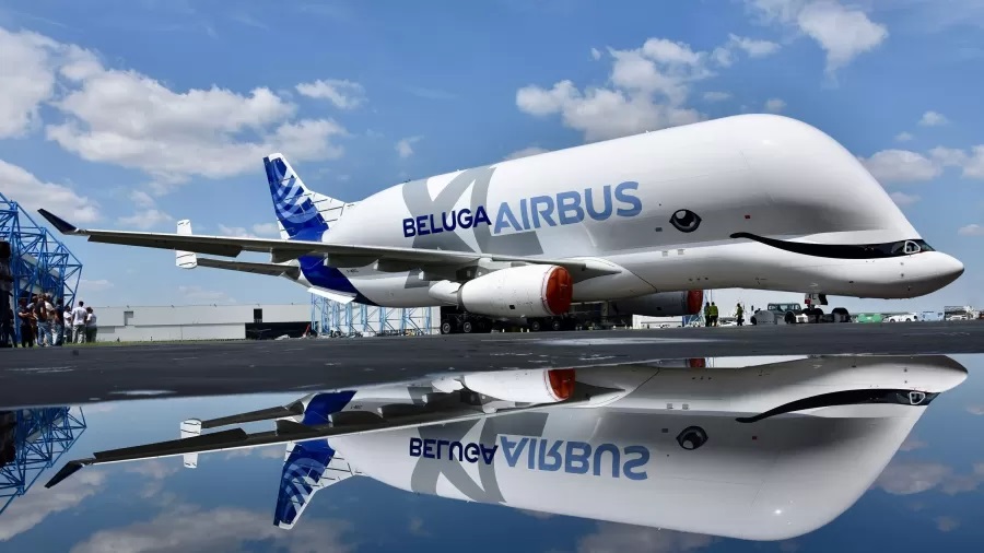 Avião Beluga, famosa 'baleia' chega ao Brasil trazendo carga de luxo