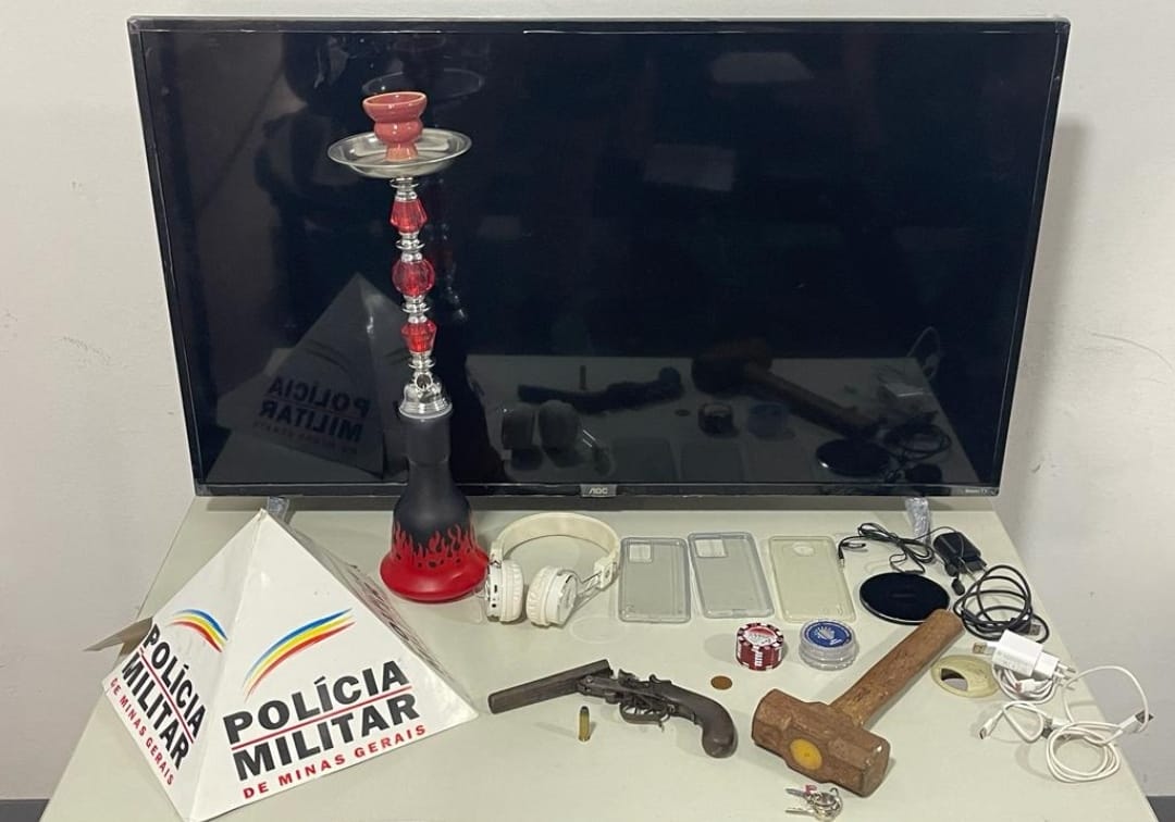 Indivíduo assume autoria em furtos de lojas em Nanuque e é preso pela Polícia Militar