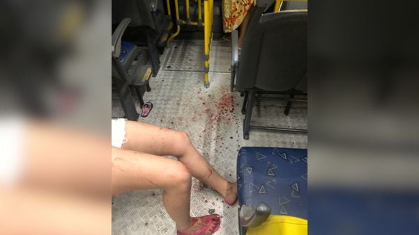 Briga de passageiros em ônibus termina com dois feridos em Linhares