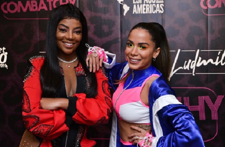 Anitta e Ludmilla participam de show do Harmonia do Samba e clima pesa
