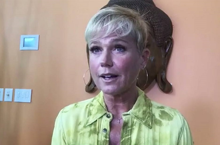 Em vídeo,Xuxa fala sobre Datena: "não me importo, meus advogados resolvem"