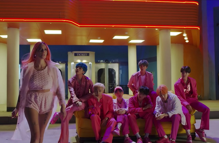 BTS divulga teaser do single 'Boy With Luv', parceria com Halsey