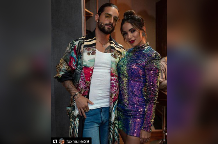 Anitta admite ter brigado com Maluma e Simaria