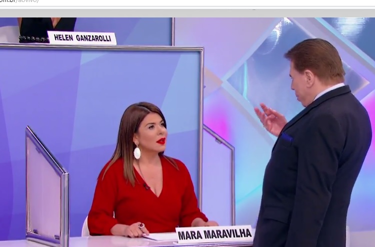 Irritado,Silvio Santos expulsa e demite Mara Maravilha do Jogos dos Pontinhos