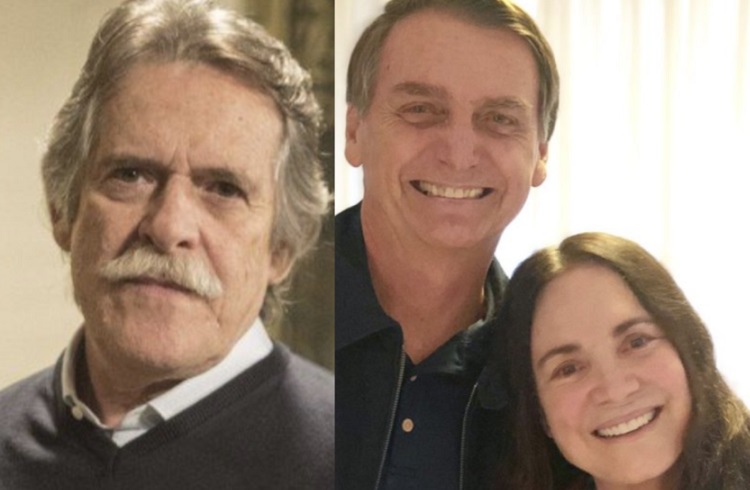 Após convite de Bolsonaro, Regina Duarte é provocada por José de Abreu