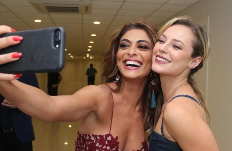 Juliana Paes nega polêmica com Paolla Oliveira em camarim
