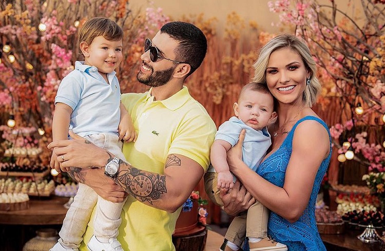 Gusttavo Lima e Andressa Suita viajam juntos para tentarem reconciliação