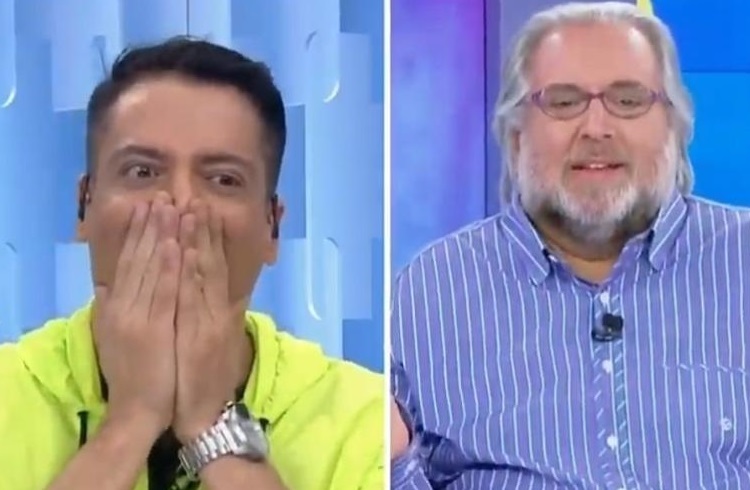 Leão Lobo e Leo Dias se ‘estranham’ no “Fofocalizando”