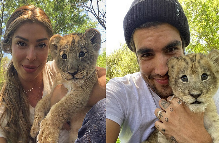 Luisa Mell critica fotos de Grazi e Caio Castro com animais na África